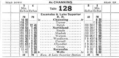 E&LS Timetable